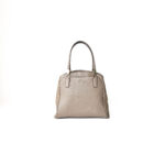 Coach Minetta Chalk Cross-grained Leather Handbag