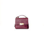 Balenciaga Le Dix Soft Cartable Mini Maroon Top Handle Bag