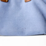 Bottega Veneta Blue Canvas Shopper Tote - Image 6