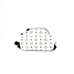 MCM White/Black Visetos Coated Canvas Studded Stark-Bebe Boo Backpack - Image 4