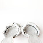 Bottega Veneta White Lido Mule Sandals – Size 36.5 - Image 8