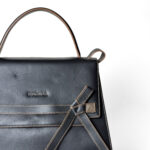 Escada Bicolor 2-Way Top-Handle Satchel - Image 2