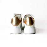 Alexander McQueen Oversized White Leather Sneakers – Size 37 - Image 3