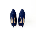 Charlotte Olympia Blue Suede Dolly Platform Pumps – Size 35.5 - Image 4