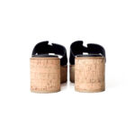 Hermès Black Calfskin & Cork Platform Eze 30 Wedge Sandals – Size 39 - Image 5