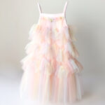 Angel’s Face Rainbow Tulle Tutu Dress 3–4 years